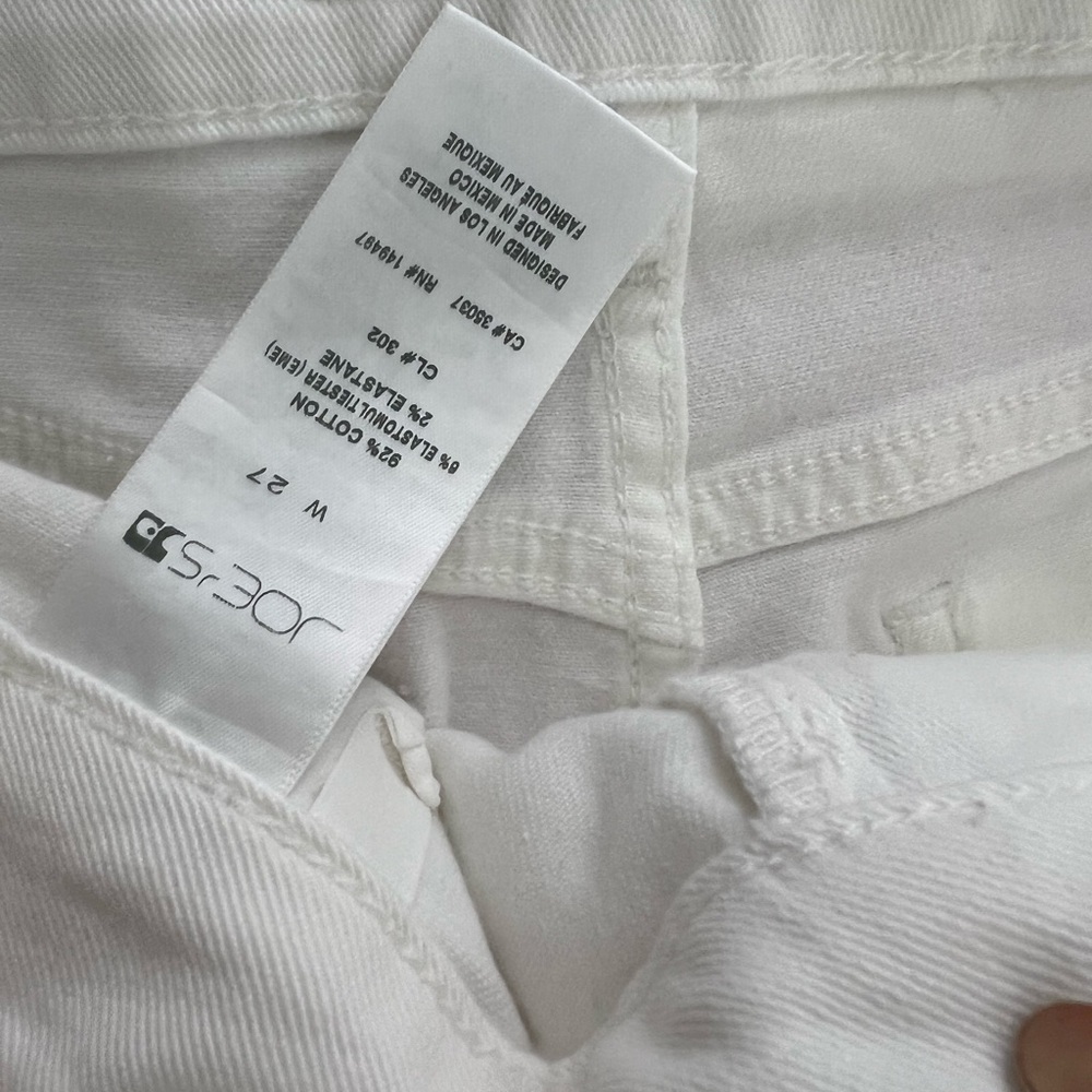 Joe’s Jeans White Denim Shorts Size 27 Valerie - Picture 7 of 7